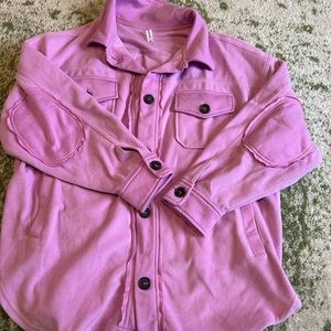 Orchid Fleece Shacket